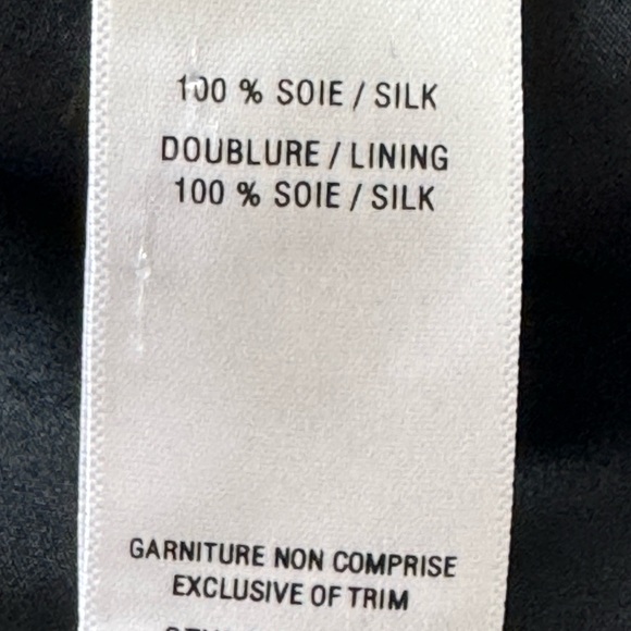 👗Jacob | Black Dress 100% Silk Dress Size 2 - Picture 13 of 13